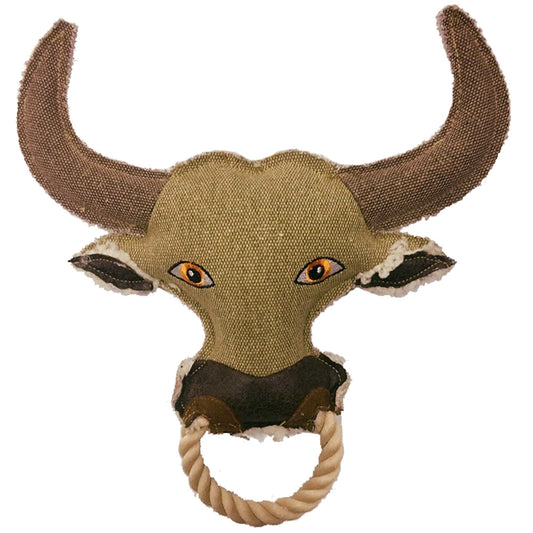 11" Nature Cow Animal Squeaky Toy - Southlake Paws