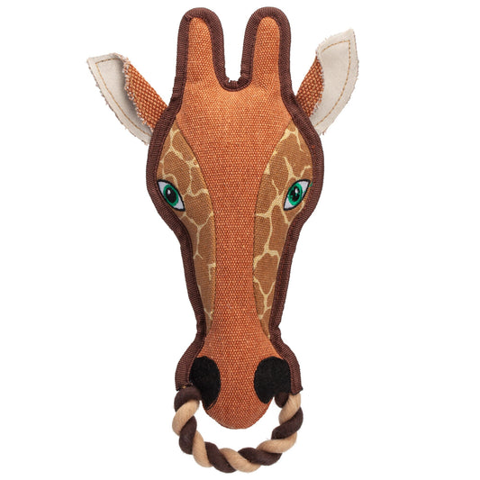 13" Nature Giraffe Animal Squeaky Toy - Southlake Paws