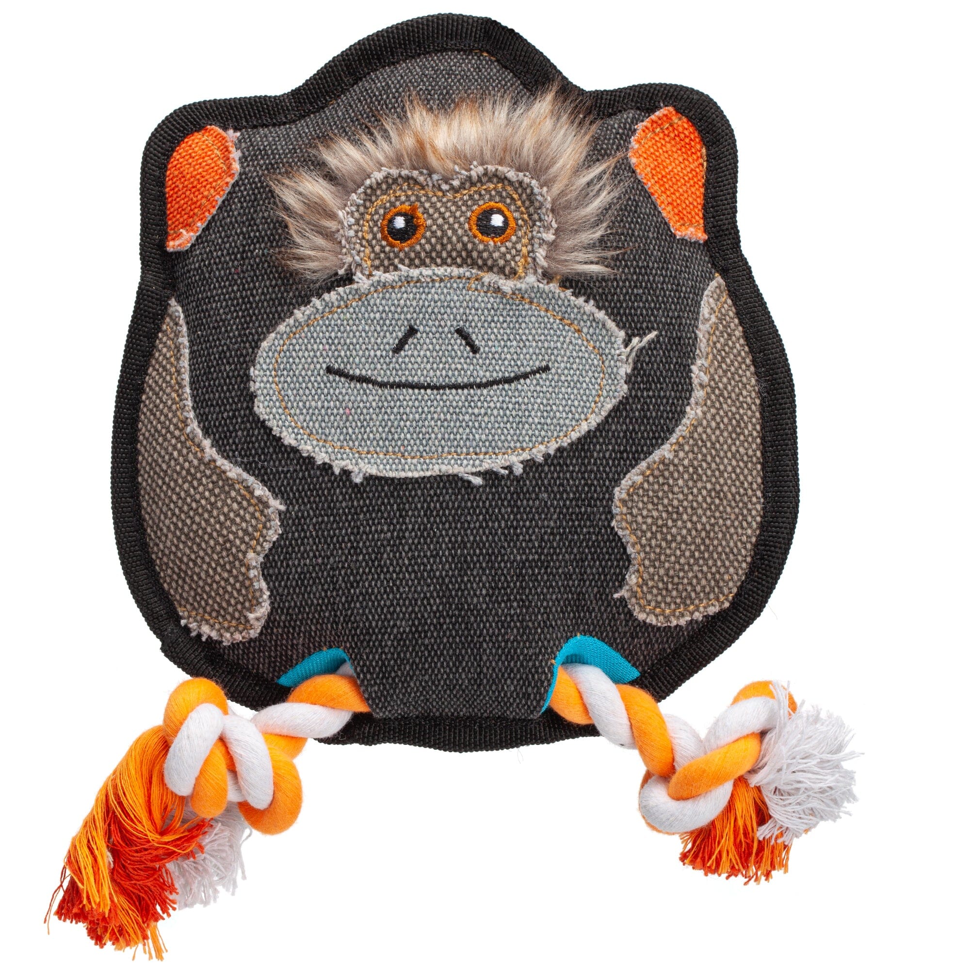 8" Nature Monkey Animal Squeaky Toy - Southlake Paws