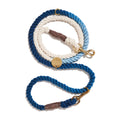 Load image into Gallery viewer, Shop Leashes Premium Navy Cotton Rope Dog Leash by Found My Animal | Bolt Snaps, Adjustable
