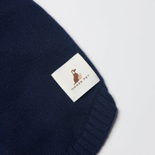 Nooee Pet Polo Wool Sweater – 100% Wool Knit with Classic Collar
