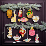 Kurt Adler 2.75-Inch-4-Inch Noble Gems Wedding Ornament Set of 12