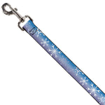 Dog Leash - Frozen II Snowflakes Blues/Purples/White