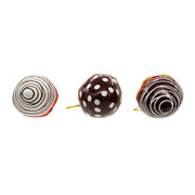 Kurt Adler 2.36-Inch Noble Gems Glass Chocolate Strawberry Ornaments, 6-Piece Box