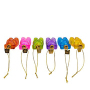 Kurt Adler Noble Gems Glass Gummy Bear Ornaments 6-Piece Set