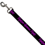 Dog Leash - Haters Gonna Hate w/Gem Black/Fuchsia