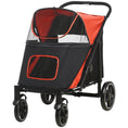 Load image into Gallery viewer, One-Click Foldable Stroller for Large Medium Small Dogs, Pet, Cats with Storage
