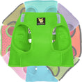 Load image into Gallery viewer, EcoBark Lime Green Step In Dog Harness - Reflective Soft Mesh Harness for Teacup, Small Dogs and Puppies
