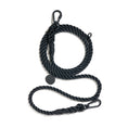 Load image into Gallery viewer, Shop Leashes Premium New! Matte Black Rope Dog Leash, Adjustable & Handcrafted -  Found My Animal
