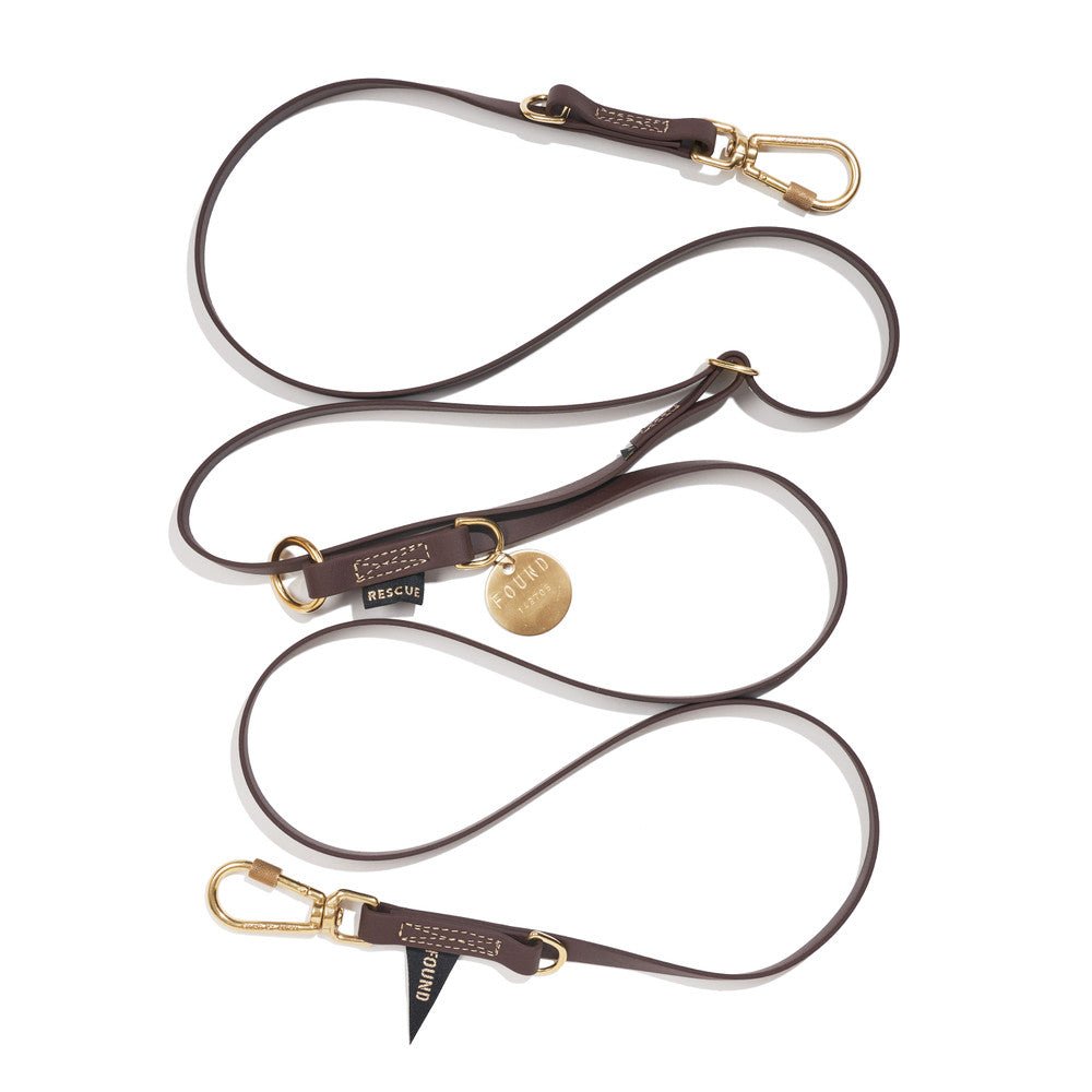 Shop Leashes Premium New! Water Resistant Adjustable 7ft Leash, Brown | Found My Animal