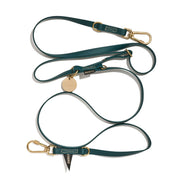 New! Water-Resistant Adjustable 7ft Leash, Hunter Green | Found My Animal