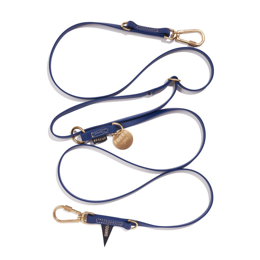 Shop Leashes Premium New! Water Resistant Adjustable 7ft Leash, Navy | Found My Animal