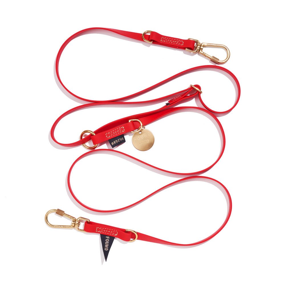 Shop Leashes Premium New! Water Resistant Adjustable 7ft Leash, Red | Found My Animal