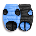 Load image into Gallery viewer, Powder Blue/ Black Pack N' Go Reversible Puffer
