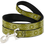 Dog Leash - Star Pinwheel Olive Greens