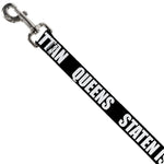 Dog Leash - New York's Five Burroughs Bold Black/White
