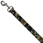 Dog Leash - Trust No One CLOSE-UP Black