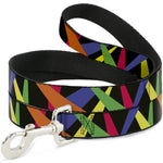 Dog Leash - Spotlight Black/Multi Neon
