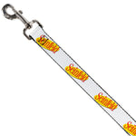 Dog Leash - SEINFELD Spotlight Logo White/Yellow/Red