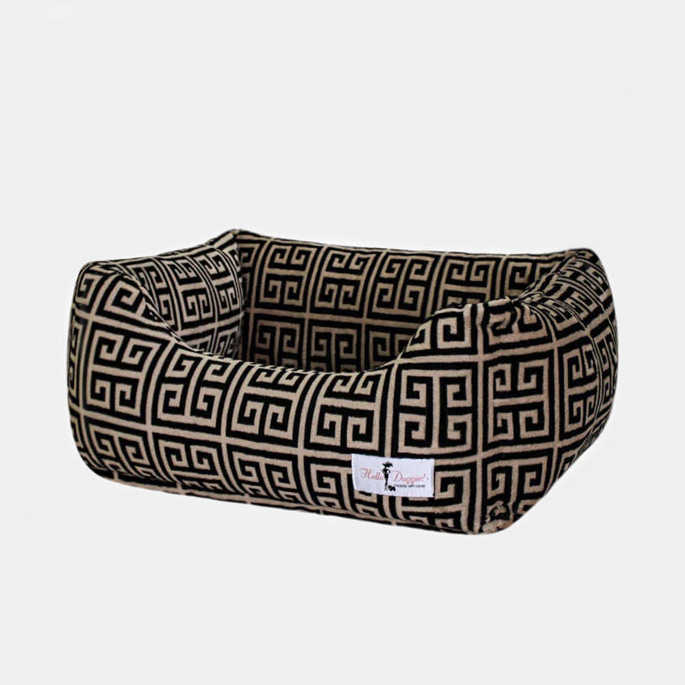 Obsidian Dog Silk Handmade Handmade in the USA Bed - Luxury Dog Bed from Southlake Paws