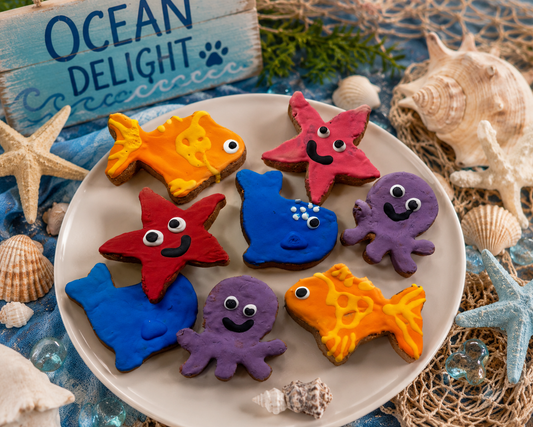 Organic Ocean Delight Dog Cookies