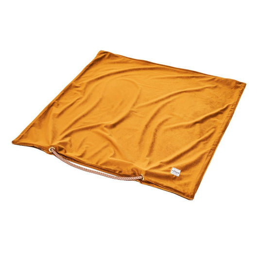 Dog Beds Premium Ochre Washable Velvet Dog Bed Cover