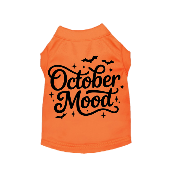 October Mood Halloween Dog Shirt