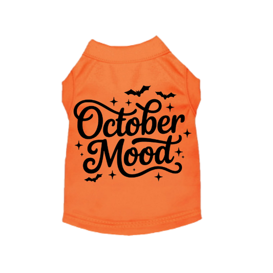 October Mood Halloween Dog Shirt