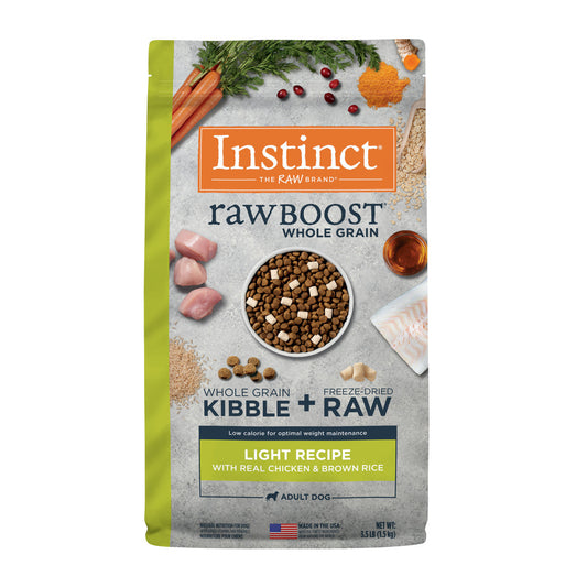 Instinct Raw Boost Whole Grain Light Chicken & Brown Rice Adult Dry Dog (3.5lb) 