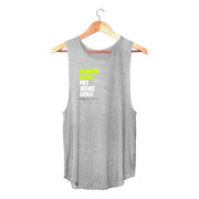 Fitness Goal | Dog Lover Sleeveless Tank | Gift for Dog Moms