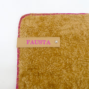 Personalized Fuchsia Stitch Dog Blanket