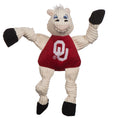 Load image into Gallery viewer, NCAA University of Oklahoma, Sooner Knottie® Plush Dog Toy
