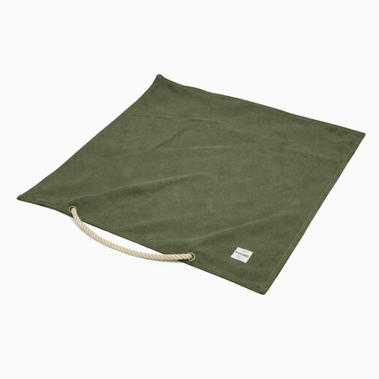 Dog Beds Premium Olive Waxed Cotton Canvas Dog Bed Cover