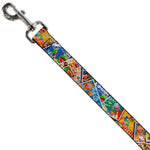 Dog Leash - Muppets Postage Stamps Stacked