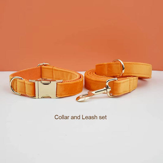 Orange Velvet Set