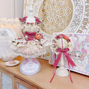 High quality Rosé Blossom Couture Dog Dress & Hat Set 