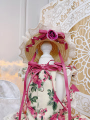 High quality Rosé Blossom Couture Dog Dress & Hat Set 