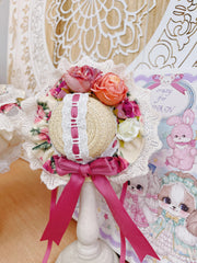 High quality Rosé Blossom Couture Dog Dress & Hat Set 