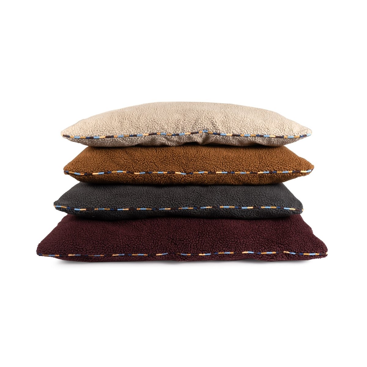 Orthopedic Foam Sherpa Pillow Bed - Orthopedic Dog Bed - Charcoal - Medium