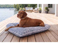 Load image into Gallery viewer, Bowsers Sun Lounger Orthopedic Outdoor Dog Bed in Veranda Stripe
