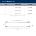Load image into Gallery viewer, Oval Lounger Bed - Lounger Dog Bed
