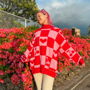 Oversized Human Knitted Love Sweater 