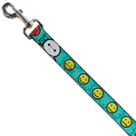 Dog Leash - Baymax/Mood Expressions/Baymax Scattered Turquoise