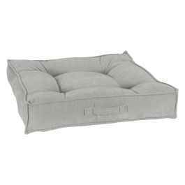 Bowsers Piazza Oyster Round Bolster Dog Bed - 360-Degree Head and Neck Support