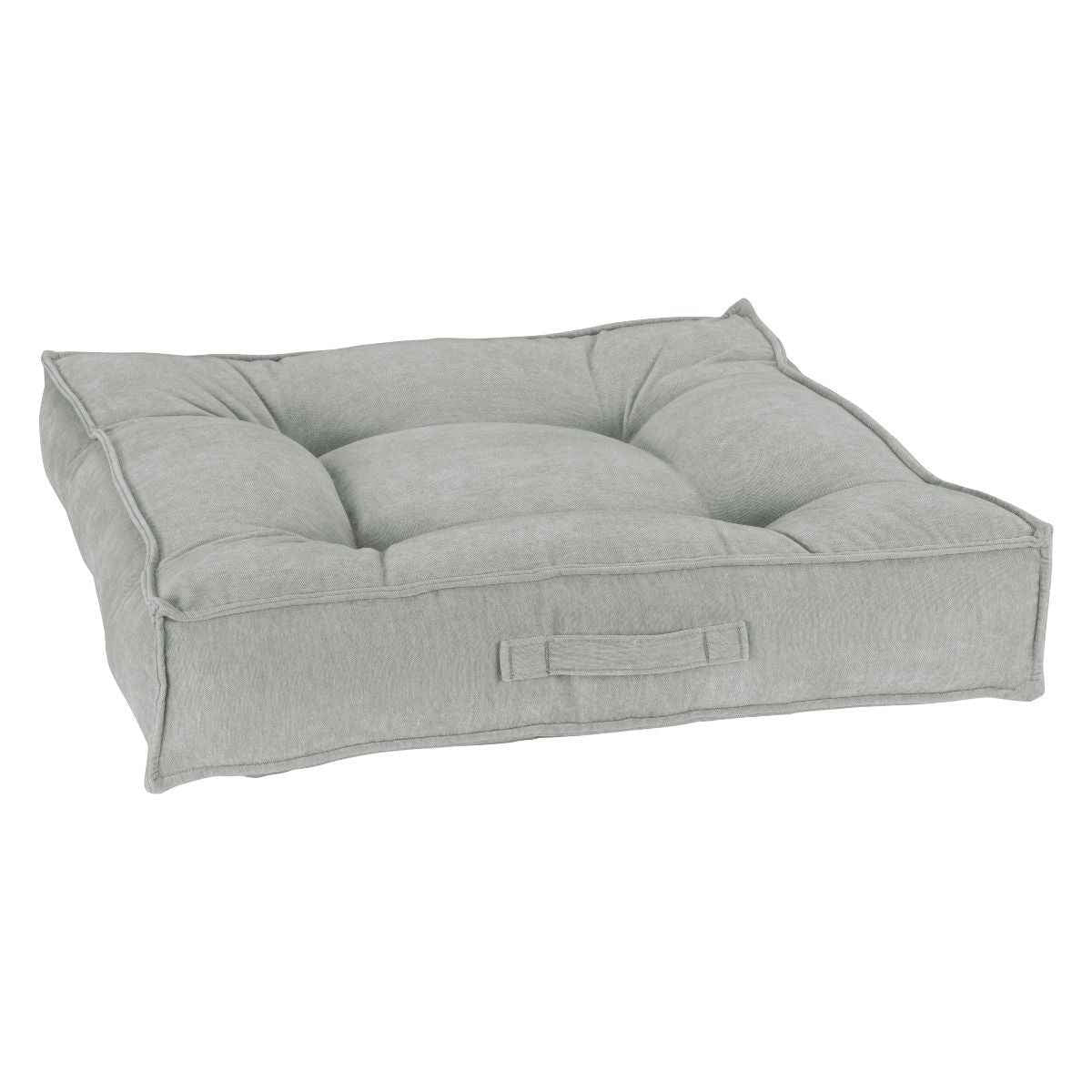 Bowsers Piazza Oyster Round Bolster Dog Bed - 360-Degree Head and Neck Support