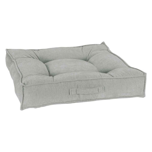 Bowsers Piazza Oyster Round Bolster Dog Bed - 360-Degree Head and Neck Support