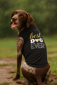 Load image into Gallery viewer, Parisian Pet 'Best Dog Ever' Cute Slogan Dog T-Shirt – Premium Cotton Pet Wear for Small Dogs & Cats, Black-Valentine's Day
