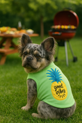 Load image into Gallery viewer, Parisian Pet 'Pineapple' Dog Shirt – Tropical Cotton Pet T-Shirt for Dogs & Cats-Saint Patrick's Day
