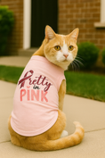 Load image into Gallery viewer, Parisian Pet 'Pretty in Pink' Fashionable Pink Pet T-Shirt – Comfortable Embroidered Dog Wear for All Occasions, Pink
