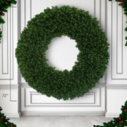 Kurt Adler 72-Inch Pre-Lit Twinkle Commercial Wreath